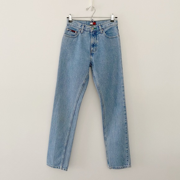 Tommy Hilfiger Vintage ‘98 High Rise Slim Straight Leg Jeans Size 3 - Picture 4 of 11